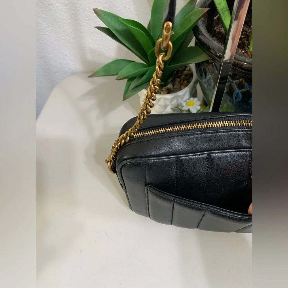 ๐๐ TORY BURCH Crossbody Black Leather Bag - Picture 7 of 14